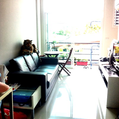 คอนโดให้เช่า : ให้เช่าคอนโดมูนลอฟต์สนามบินน้ำ