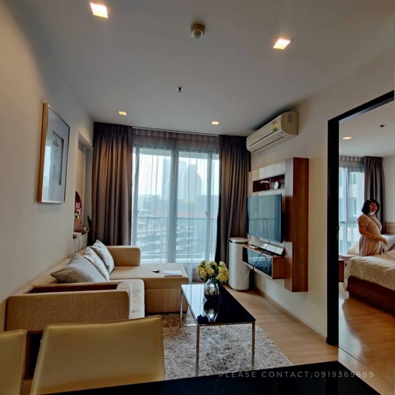 รูป 🌇Rhythm Sathorn 21 for Rent    ( ให้เช่า คอนโด ริธึ่มสาทร )  1b 1b 45 sqm  "BTS: Taksin 250 m. " - รูปที่ 1/9