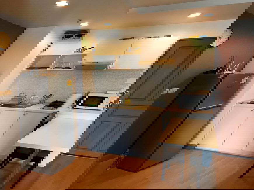 รูป Call : 088-619-6695 ขายพร้อมผู้เช่า คอนโด รีสอร์ทต้า เย็นอากาศ ใกล้ BTS ช่องนนทรี 42.19 ตารางเมตร ชั้น7 ตกแต่งครบ - รูปที่ 3/11