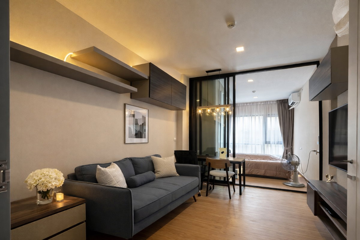 รูป 🍀🍀🍀Prime condo Location 🚆ให้เช่า📍 ไนท์บริดจ์ ไพร์ม อ่อนนุช (Line:@rent2022) พร้อมเข้าอยู่ ✨ A10927 - รูปที่ 5/10