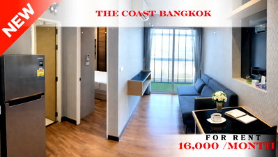 Condos for rent : 🍀🍀🍀 Fully Furnished 💝 For Rent  📍 The Coast Bangkok 🚆 Near Bang Na BTS Station  (Line: @rent2022) ✨ Ready to move in  🔖 PC: A10935