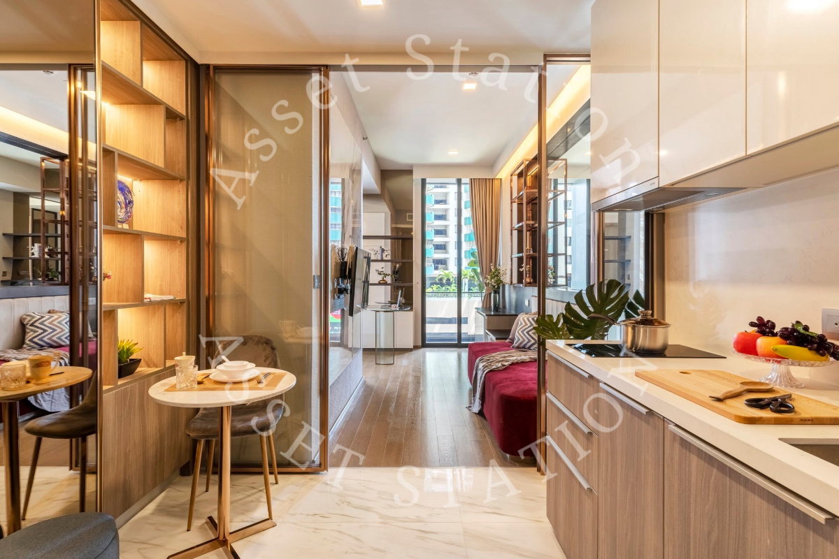 รูป ห้องหรูว่างพร้อมจอง💎 Celes Asoke แต่งหรู พร้อมเข้าอยู่ ใกล้ MRT สุขุมวิท🚅  - รูปที่ 3/10