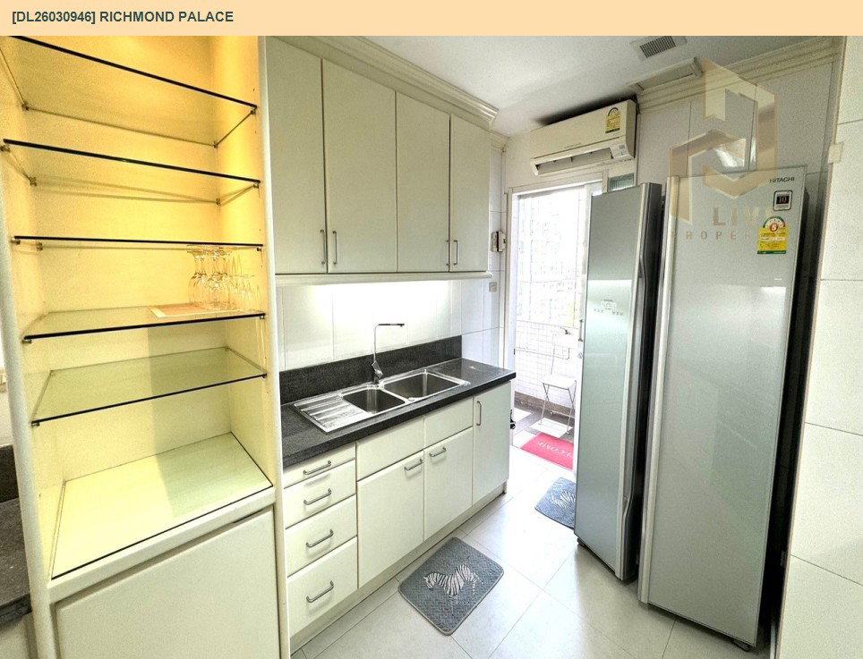 รูป DL26030946 ให้เช่าคอนโด ริชมอนด์ พาเลส (Richmond Palace) ใกล้ BTS พร้อมพงษ์ พร้อมเข้าอยู่ โทรด่วน 0800343450 LineID @655ebbvc - รูปที่ 10/20