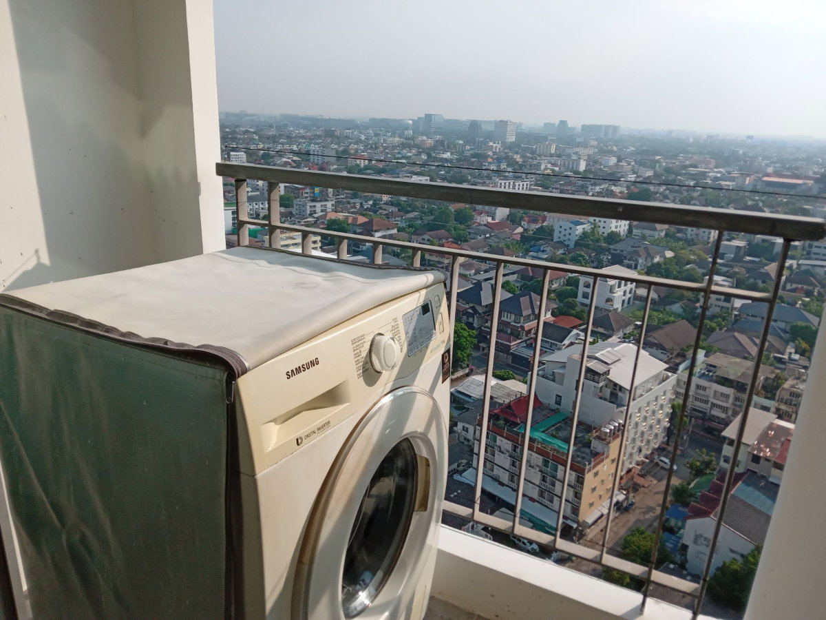 รูป ให้เช่า คอนโด แอสปาย งามวงศ์วาน ชั้น 21 มีเครื่องซักผ้า ใกล้สนามบินดอนเมือง ใกล้ ม.เกษตร บางเขน Line: gib064 (เจ้าของห้องค่ะ) - รูปที่ 9/24