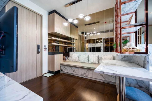 🎊 For Rent Condo THE LINE RATCHATHEWI Building 1, Floor 24,Studio, Room size 28.00 sqm