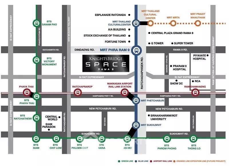 รูป คอนโด 1-ห้องนอน ที่ ไนท์บริดจ์ สเปซ พระราม 9 ใกล้ MRT พระราม 9 (ID 2564494) - รูปที่ 15/15