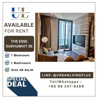 รูปภาพ ( UL2603211 ) Tel/Line 096-2479369 , สำหรับเช่า ดิ เอส สุขุมวิท 36✨ 1 ห้องนอน 1 ห้องน้ำ ขนาด 38 ตร.ม. ห้องสวย ห้องใหม่ ไม่เคยปล่อยเช่า✨