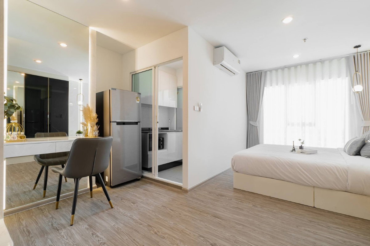 รูป ME2500862 ให้เช่าคอนโด Regent Home บางนา ชั้นสูง วิวโค้งแม่น้ำ ติดถนนสรรพาวุธ ใกล้ BTS บางนา - รูปที่ 4/7