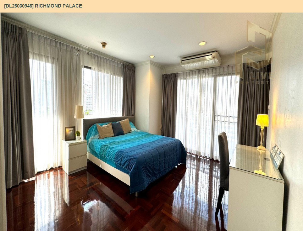 รูป DL26030946 ให้เช่าคอนโด ริชมอนด์ พาเลส (Richmond Palace) ใกล้ BTS พร้อมพงษ์ พร้อมเข้าอยู่ โทรด่วน 0800343450 LineID @655ebbvc - รูปที่ 2/20