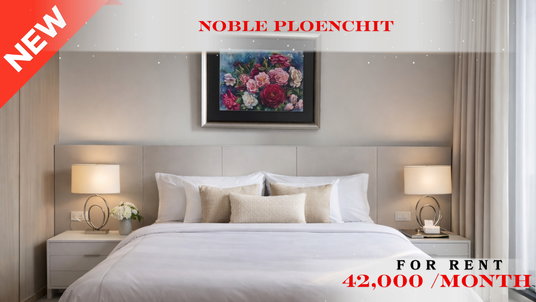 รูปภาพ 🍀🍀 Beautiful Room 🌸 For Rent 📍 Noble Ploenchit 🚆 Near Phloen Chit BTS Station  (Line: @rent2022) ✨  Ready to move in  🔖 PC: A10702