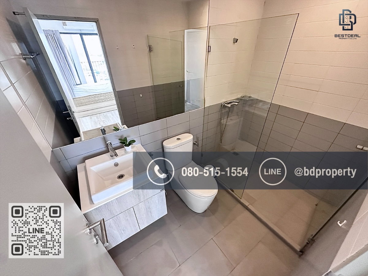 รูป Bestdeal ให้เช่า ขนาด 2 ห้องนอน 55 sqm.เฟอร์นิเจอร์และเครื่องใช้ไฟฟ้าครบ  26,000 บาท/เดือน “IDEO MOBI RAMA 9” ใกล้MRTและเซ็นทรัลพระราม 9  - รูปที่ 14/16