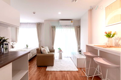 Condos for sale MRT Phra Nang klao Bridge : 📌 For Sell Condo LUMPINI VILLE PRANANGKLAO - RIVERVIEW Building B2, Floor 4,Studio, Room size 22 sqm