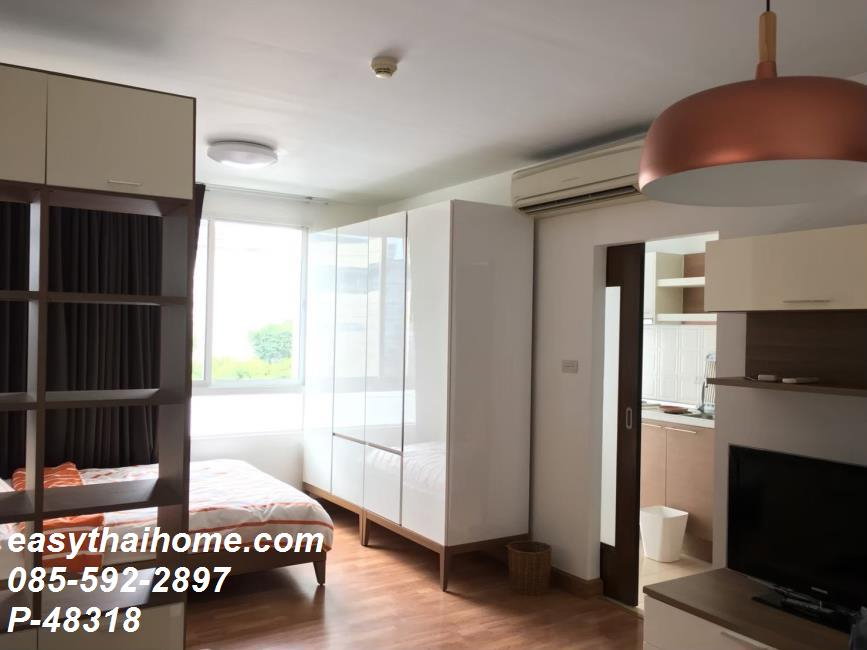 รูป [ให้เช่าด่วน! เฟอร์ฯ เครื่องใช้ไฟฟ้าครบ] P-48318 | ไอวี่ รัชดา | ห้องสตูดิโอ 1 น้ำ ชั้น 4 ตึก C | [12,000] | Line @easythaihome | 085-592-2897 - รูปที่ 4/7
