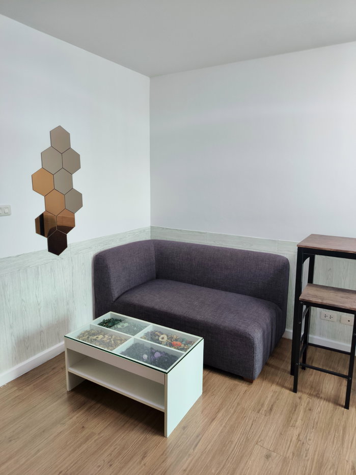 รูป ให้เช่า iCondo Salaya ชั้นบนสุด เฟอร์นิเจอร์ครบ พร้อมเครื่องใช้ไฟฟ้า พร้อมเข้าอยู่ - รูปที่ 3/17