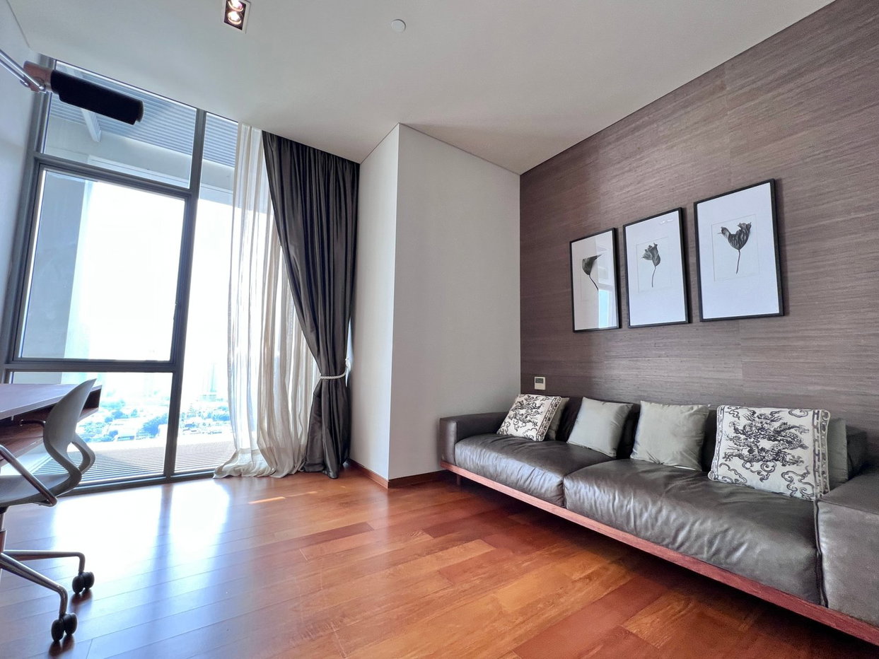 รูป LTH5493 – The Sukhothai Residences FOR RENT 2 beds 2 baths size 120 Sq.M. Near MRT Lumphini station ONLY 90k/Month - รูปที่ 5/6