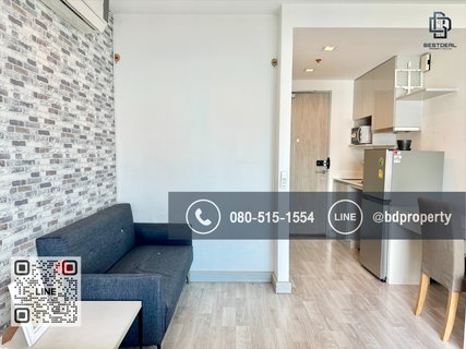 Bestdeal ขายด่วน  Studio 22 sqm.พิเศษ  2.95 ล้านเท่านั้น  ห้องสวย เฟอร์ครบ ดูลงทุนไม่ควรพลาด ใกล้MRT และ เซ็นทรัลพระราม 9 เพียง 80 ม.