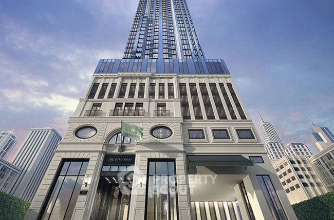 รูป คอนโด 2-ห้องนอน ที่ เดอะ ดิโพลแมท สาทร ใกล้ BTS สุรศักดิ์ (ID 2736671) - รูปที่ 1/14