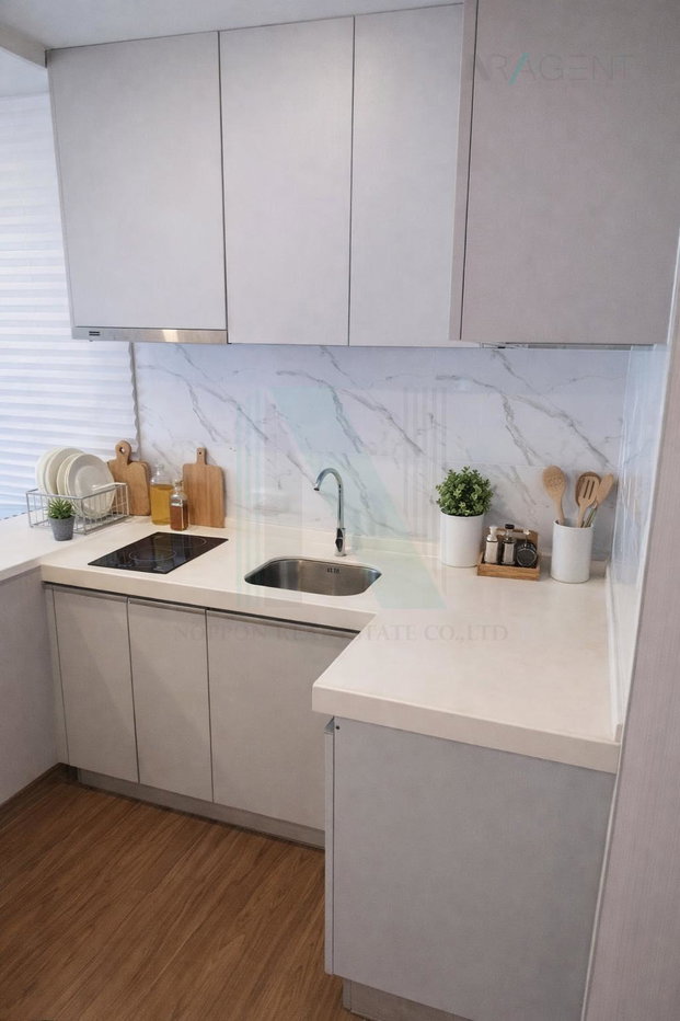 รูป ให้เช่าคอนโด อาร์ติซาน รัชดา อาคาร 1 ชั้น 7 1 ห้องนอน ขนาด 44.00 ตรม ใกล้ สถานทูตเกาหลี - รูปที่ 4/8