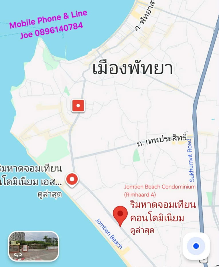 รูป ลดสุดๆๆ ให้เช่าห้องพักหรู (สตูดิโอ) ที่ริมหาดจอมเทียนคอนโดติดทะเล หาดจอมเทียน พัทยา เพียงเดือนละ 6,800บาท - รูปที่ 35/35