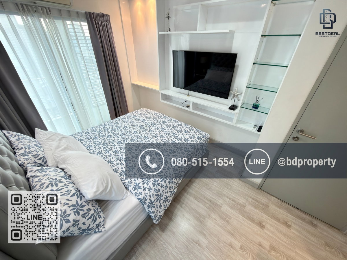 รูป Bestdeal ขายด่วน!!! 2 ห้องนอน 55 ตร.ม. ห้องสวย ชั้นสูง เครื่องใช้ไฟฟ้าครบพร้อม ขายเพียง 8.59 ล้าน* ราคาร่วมทุกค่าใช้จ่าย ใกล้MRT และ เซ็นทรัลพระราม 9 - รูปที่ 11/20