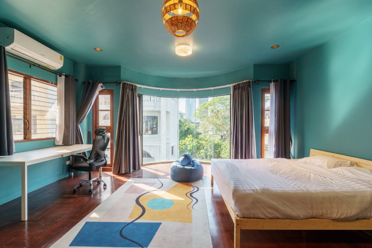 รูป ปล่อยเช่าบ้านหรูกลางทองหล่อ  ทาวน์เฮาร์ บ้าน บ้านเช่า บ้านสุขุมวิท เอกมัย บ้านทองหล่อซอย25 ทาวน์โฮมหรู 5ชั้น 5นอน 5น้ำ เฟอร์นิเจอร์ครบ 400ตรม 100,000 - รูปที่ 4/13