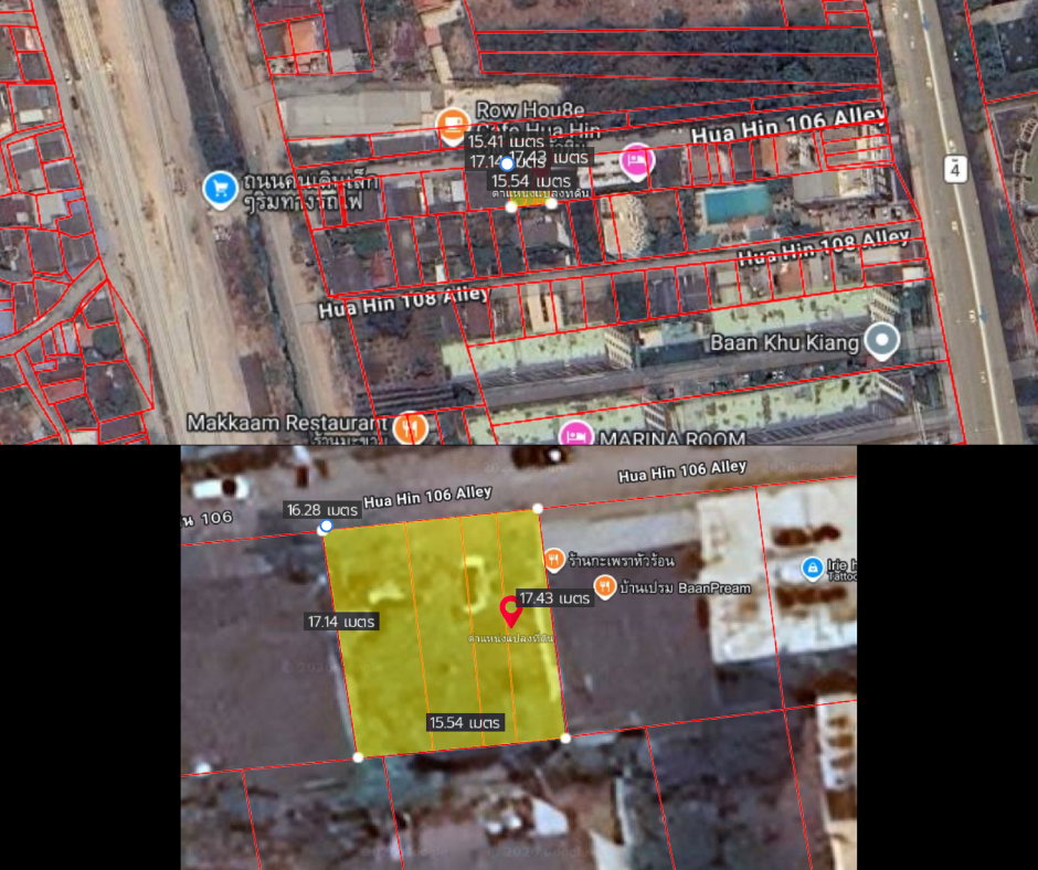 รูป ขายที่ดินหัวหิน ใกล้ Bluport ทำเลทอง *เจ้าของขายเอง* 66 ตร.วา | ซอยหัวหิน 106 | เข้าซอยเพียง 120 เมตร ใกล้ทะเล เดินทางสะดวก เหมาะลงทุน/ปลูกบ้าน - รูปที่ 3/5