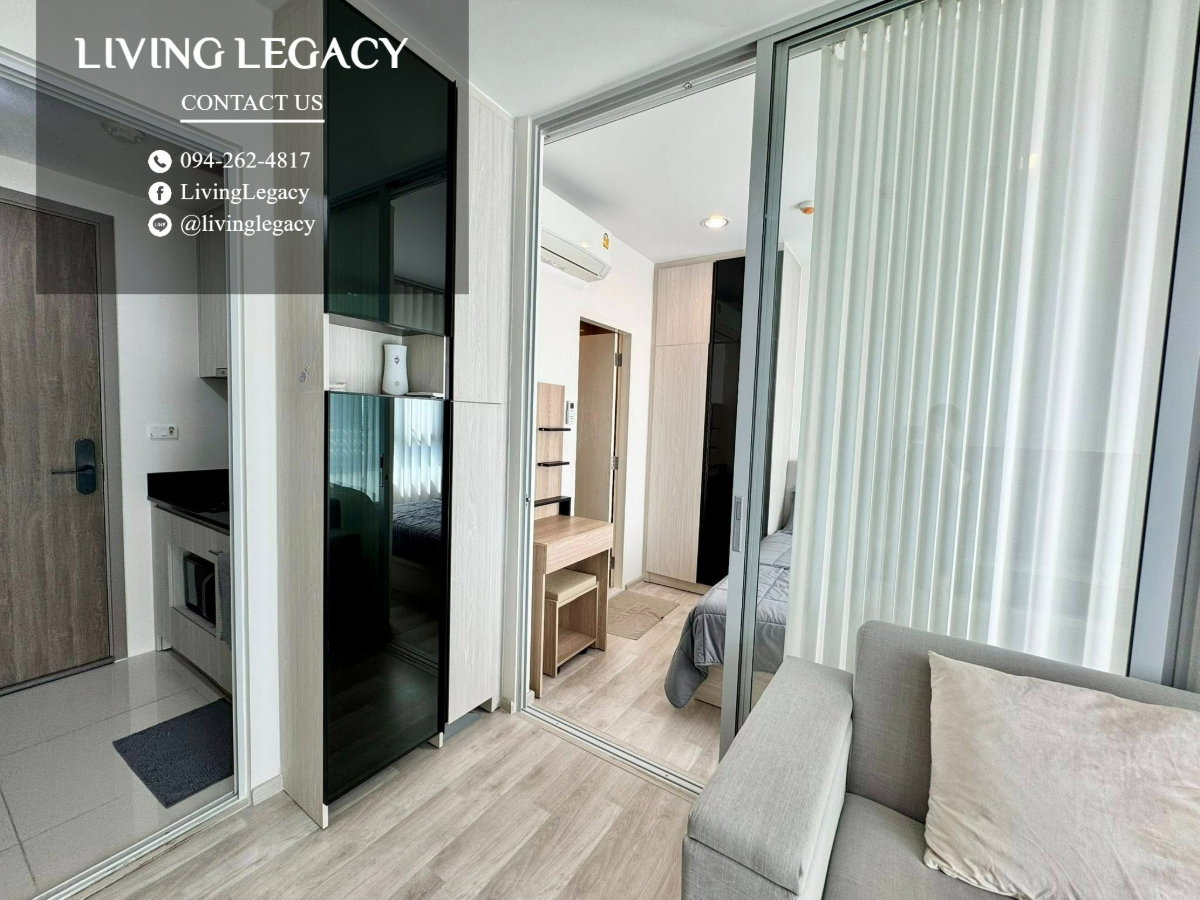 รูป TCA5MH ให้เช่าคอนโด Niche Mono Ramkhamhaeng 28.6 ตร.ม. ชั้น 12 ตึก BA line id : @livinglegacy - รูปที่ 6/13
