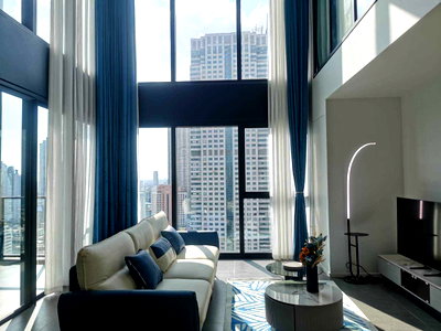 Condos for rent : LTHC5532 – The Lofts Silom FOR RENT 2 beds 2 baths size 108 Sq.M. Nearby BTS Surasak station ONLY 80k/Month