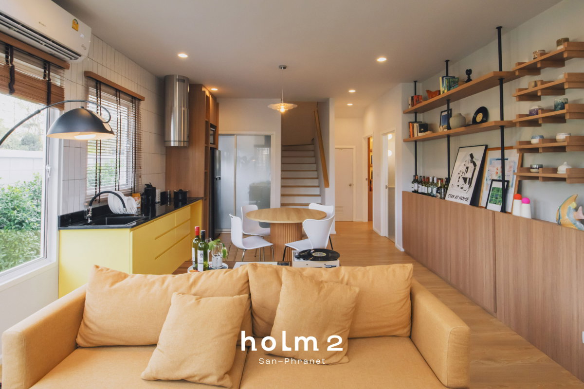 รูป บ้านเชียงใหม่สไตล์โมเดิร์น โครงการ HOLM 2 บ้านแฝด ฟังก์ชัน 3 ห้องนอน  - รูปที่ 5/9