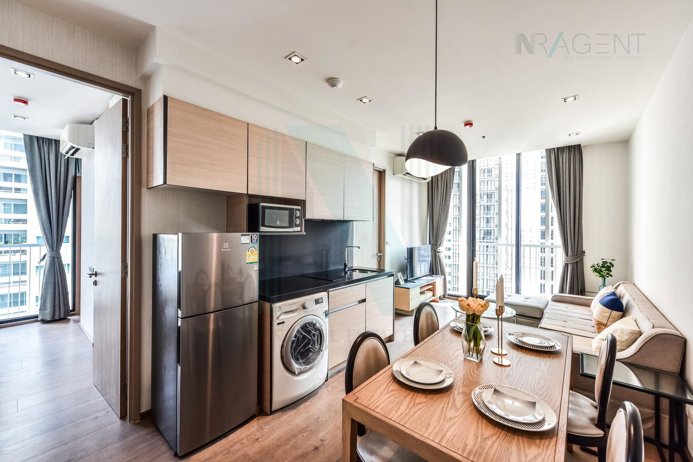 รูป 🚩 ให้เช่าคอนโด พาร์ค 24 เฟส 2 อาคาร 4 ชั้น 23 2 ห้องนอน ขนาด 56.00 ตรม ใกล้ ดิ เอ็มดิสทิค - รูปที่ 8/8