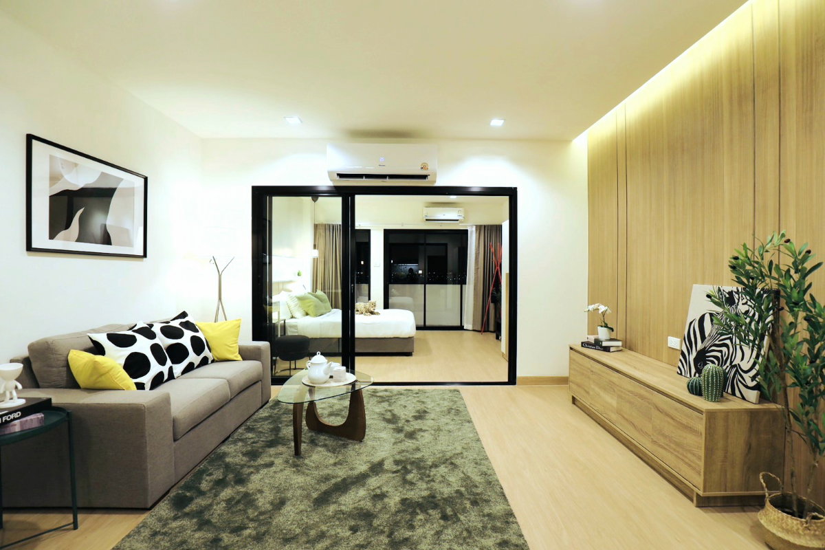 รูป พร้อมขาย คอนโดเดอะทรีโอ้ การ์เด้นท์ ใกล้ซีคอนศรีนครินทร์ 1 นอน 1 น้ำ - รูปที่ 9/31