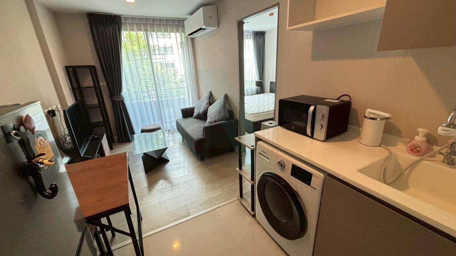 รูป 🚩 ให้เช่าคอนโด เมโทรลักซ์ รัชดา อาคาร 1 ชั้น 4 1 ห้องนอน ขนาด 29 ตรม ใกล้ ตลาดเมืองไทยภัท - รูปที่ 6/8