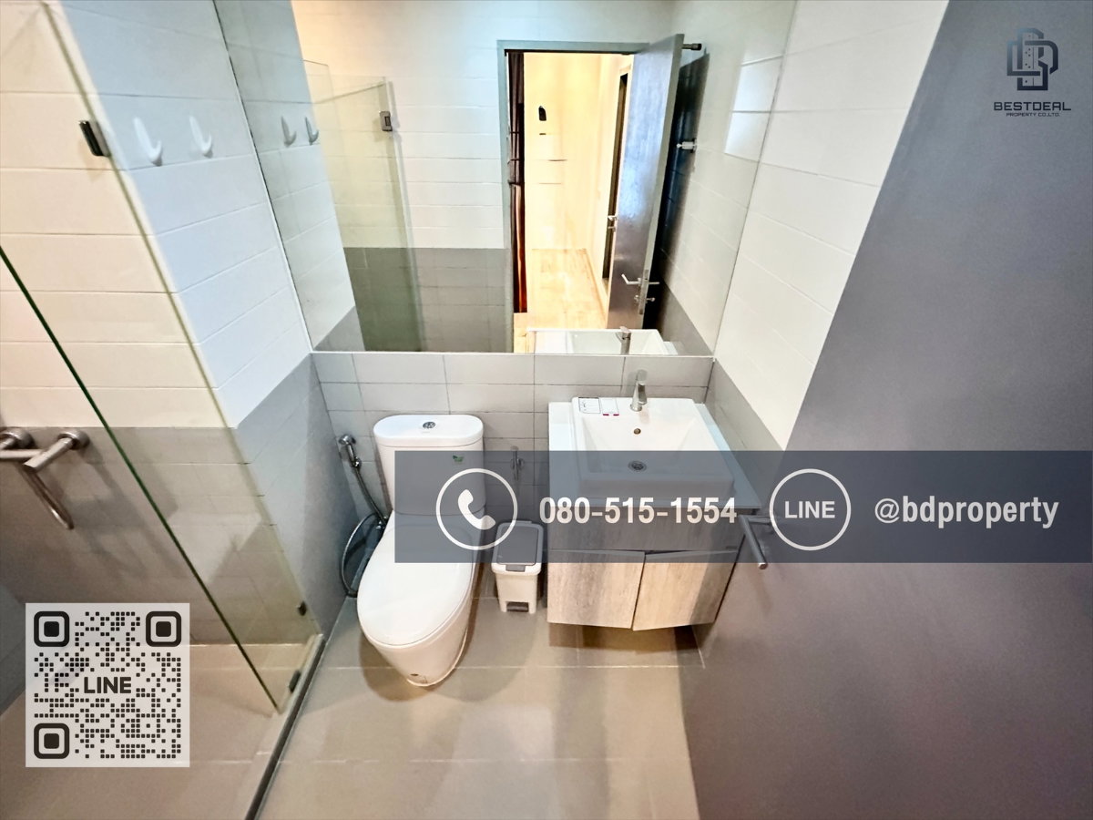 รูป Bestdeal ให้เช่า 1 ห้องนอน 31ตรม.ราคา 16,000/เดือนเท่านั้น เฟอร์นิเจอร์และเครื่องใช้ไฟฟ้าครบ“IDEO MOBI RAMA 9” ใกล้MRT และ เซ็นทรัลพระราม 9 - รูปที่ 9/11