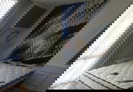 รูปภาพ Rent The Iris Rama 9 - Srinakarin. Beautiful, affordable, ready to move in. Near Airport Link Hua Mak. Interested? Add Line: @841qqlnr