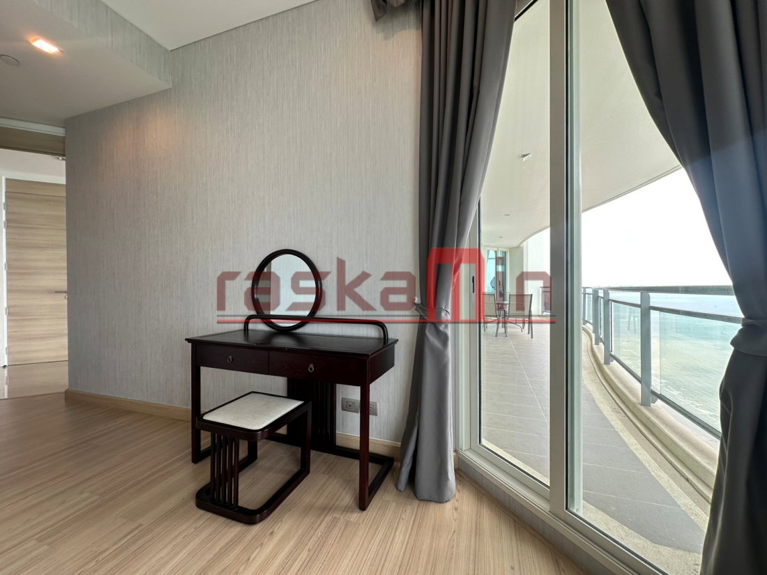 รูป FQ🗺️KT0328🐱3ห้องนอน 1ห้องแม่บ้าน 217ตรม ตึกA ชั้นสูง🏖️วิวทะเล ระเบียงกว้าง🌅Reflection Jomtien | รีเฟล็คชั่น จอมเทียน - รูปที่ 11/14