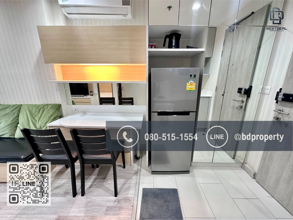 รูป Bestdeal ให้เช่า 1 ห้องนอน 31ตรม.ราคา 16,000/เดือนเท่านั้น เฟอร์นิเจอร์และเครื่องใช้ไฟฟ้าครบ“IDEO MOBI RAMA 9” ใกล้MRT และ เซ็นทรัลพระราม 9 - รูปที่ 9/14