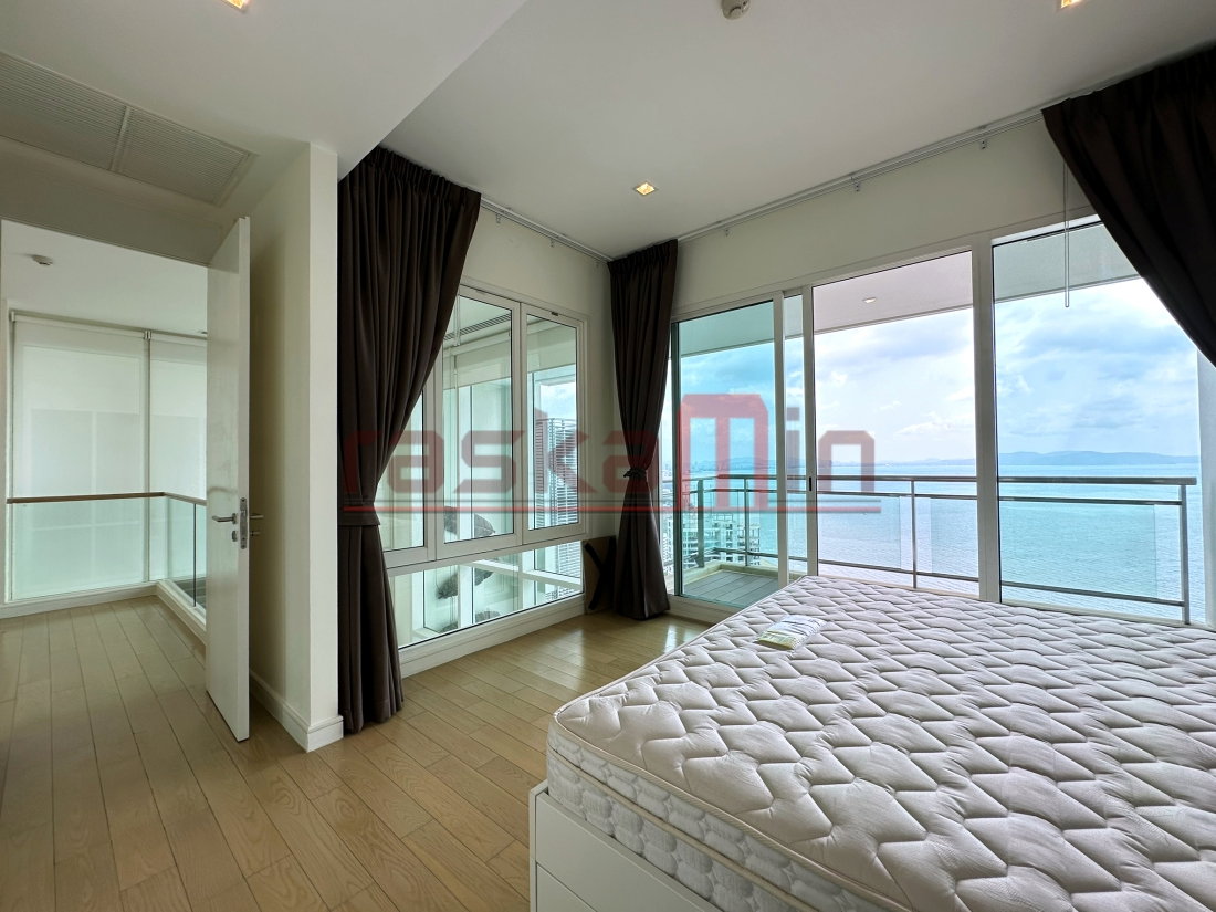 รูป KT0326📲LineID @556ryccg🌅Duplex 2ห้องนอน 135ตรม ตึกB ชั้นสูง🏄วิวทะเล ลานระเบียง🏖️Reflection Jomtien | รีเฟล็คชั่น จอมเทียน - รูปที่ 12/13