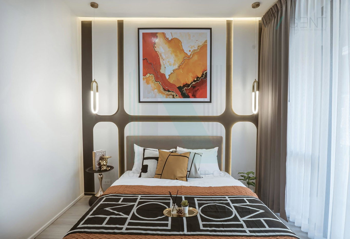 รูป 🔺 ขายคอนโด บราวน์ คอนโด รัชดา 32 อาคาร 1 ชั้น 6 2 ห้องนอน ขนาด 46 ตรม ใกล้ ศูนย์อาหารรัชดา 32 - รูปที่ 2/8