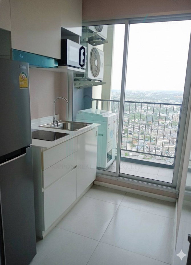 รูป 🚩 ให้เช่าคอนโด เดอะ โพรดิจี้ เพชรเกษม 62 อาคาร B ชั้น 33 1 ห้องนอน ขนาด 35 ตรม ใกล้ ตลาดบางแค - รูปที่ 1/8