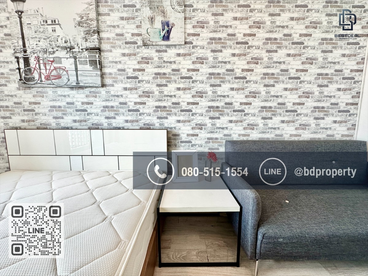 รูป Bestdeal ขายด่วน  Studio 22 sqm.พิเศษ  2.95 ล้านเท่านั้น  ห้องสวย เฟอร์ครบ ดูลงทุนไม่ควรพลาด ใกล้MRT และ เซ็นทรัลพระราม 9 เพียง 80 ม. - รูปที่ 3/12