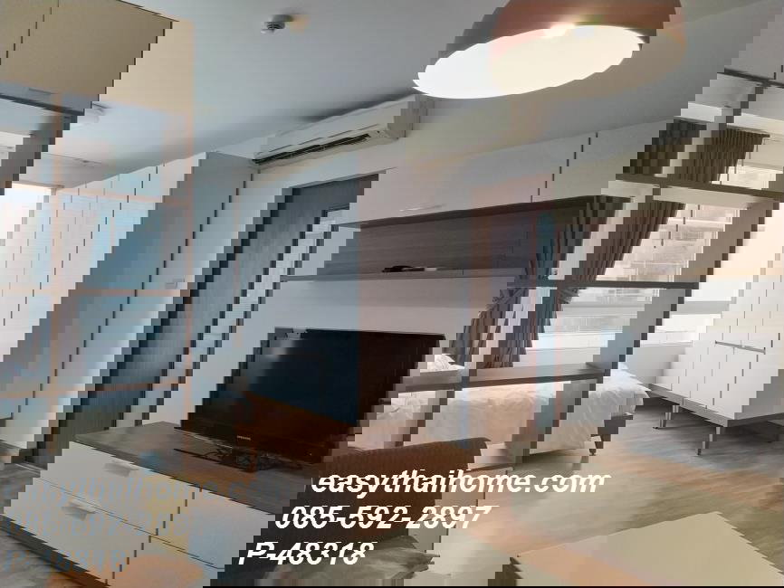 รูป [ให้เช่าด่วน! เฟอร์ฯ เครื่องใช้ไฟฟ้าครบ] P-48318 | ไอวี่ รัชดา | ห้องสตูดิโอ 1 น้ำ ชั้น 4 ตึก C | [12,000] | Line @easythaihome | 085-592-2897 - รูปที่ 3/7