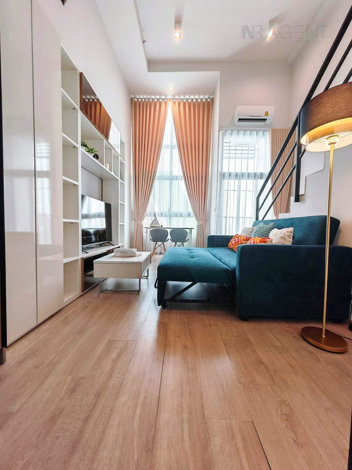 รูป 🎉 ให้เช่าคอนโด ไอดีโอ พระราม 9 - อโศก อาคาร 1 ชั้น 31 Duplex ขนาด 36 ตรม ใกล้ MRT พระราม 9 - รูปที่ 5/8