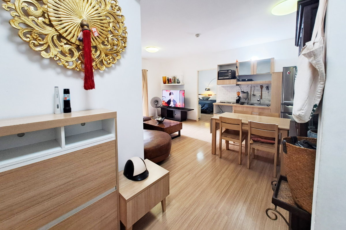 รูป เจ้าของโพสเอง ขาย 2 bedroom 76 sq.m.  เอสเปซ เพลย์ สุทธิสาร Aspace Play Sutthisarn ใกล้ MRT สุทธิสาร , Sale: 3.68 ล้านบาท  - รูปที่ 2/28