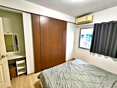 Condos for sale : For Sale A Space Asoke Ratchada 35 sqm. 1 bed, just 2.1 MTHB, fully furnished, just 600 m. from MRT Rama 9