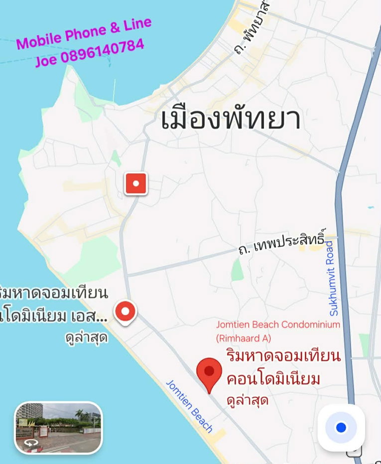 รูป SPECIAL ขายห้องพักหรู 1 ห้องนอน 52 ตรม.ที่ริมหาดจอมเทียนคอนโดติดทะเล หาดจอมเทียน พัทยา - รูปที่ 39/39