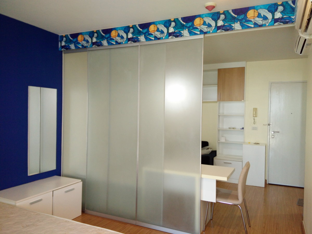 รูป ขายพร้อมผู้เช่า เจ้าของขายเอง!! คอนโดพร้อมอยู่ ใจกลางทำเลทอง เดินทางสะดวก ใกล้ BTS, ARL, ทางด่วน, มอเตอร์เวย์ สถาบันการศึกษา ห้างสรรพสินค้า โรงพยาบาล - รูปที่ 3/8