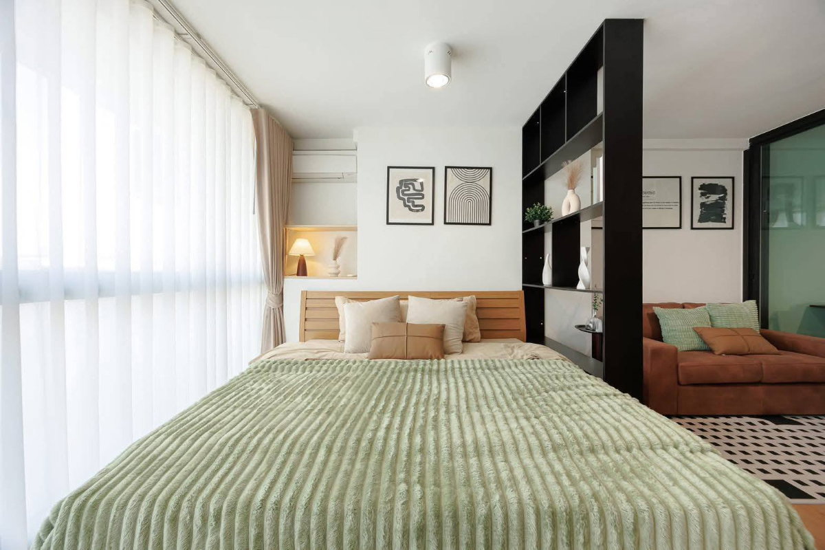 รูป ให้เช่าคอนโด Bangkok Feliz สุขุมวิท 69 ใกล้ BTS พระโขนง รีโนเวทใหม่ สวย - รูปที่ 4/8