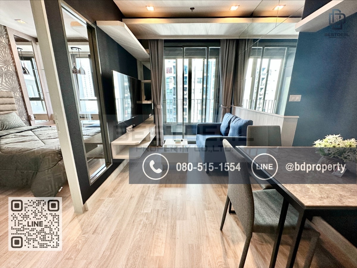 Bestdeal ขายด่วน ห้องสวย เฟอร์ครบ 1Bedroom ขายเพียง 4.8 ล้านเท่านั้น ห้องสวยเฟอร์ครบ ใกล้MRT และ เซ็นทรัลพระราม 9 เพียง 80 ม.