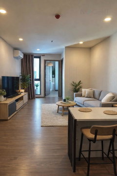 For Rent Condo ARTISAN RATCHADA Building 1, Floor 7,1 bed room, Room size 44.00 sqm
