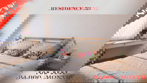 🍀🍀🍀 Modern Room 💙 For Rent  📍 Residence 52 🚆 Near On Nut BTS Station  (Line: @rent2022) ✨Ready to move in  🔖 PC: A1038